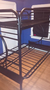 Metal bunk bed frame