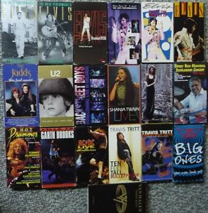 Music VHS tapes