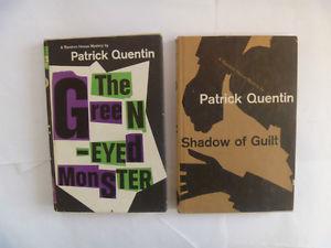 PATRICK QUENTIN Hardcovers - 4 to choose from