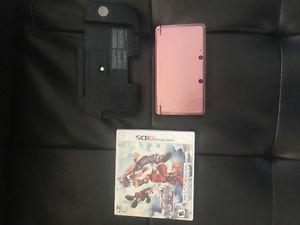 Pink Pearlescent Nintendo 3DS w/ Game