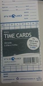 Pyramid Time Cards