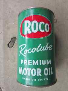 RADIO OIL TIN - ROCO MOTOR OIL