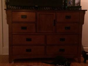 Real wood dresser for sale