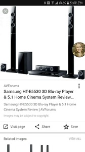 Samsung blu-ray home cinema system
