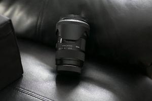 Sigma  F1.8 DC HSM AF Lens + UV Filter with Canon Mount