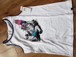 Size Large Boys Quicksilver Muscle Shirt
