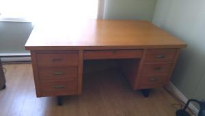 Solid pine wooden desk for sale