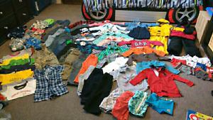 Toddler boys size 2-3 clothing LOT 88 items $125 takes