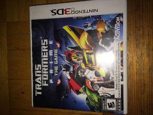 Trabsformers Prime The Game 3ds