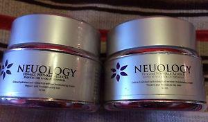 Two cans of Neuology wrinkle reducer creme