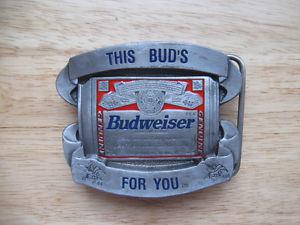 Vintage Budweiser Belt Buckle