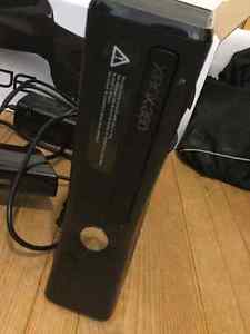 Xbox 360 with Kinect, games and 2 controllers