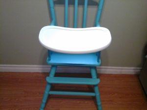 antique highchair