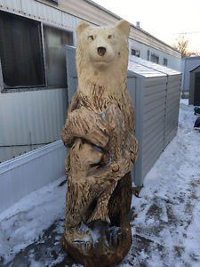hand carved bear