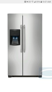 kitchenaid stainless steel fridge/freezer