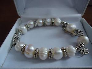 pearl bracelet with elephants
