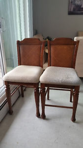 2 high chairs both for $ 20