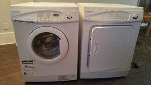24" Samsung set washer and dryer.