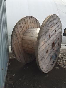 78" Wooden Cable Spool