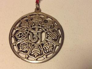 Antique Old Vintage Chinese Medal Pendant