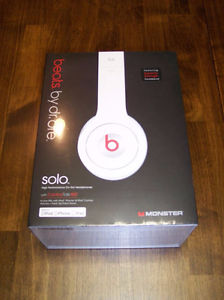 Beats by Dre Solo HD on ear headphones (white) with