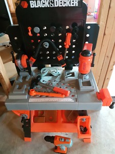 Black&Decker tool bench and tools!