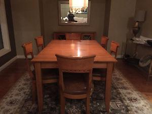 Canadel solid dining set incl buffet