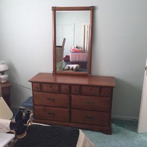 Complete Maple bedroom set
