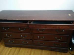 Free large 6 drawer dresser