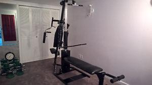 Full Weight Machine with bench $ obo