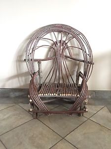 Handmade bent willow chair