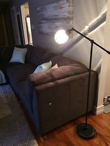 Industrial style stand up lamp $50