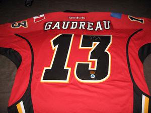 Johnny Gaudreau Calgary Flames Autographed Reebok Premier