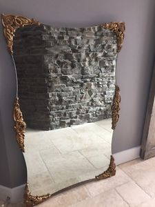 Large vintage ornate mirror
