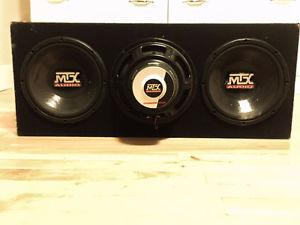 MTX Audio 10" Subwoofer x3 in box!