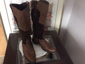 Miss Sixty Brand Suede & Leather "Rodeo" Tall Boot Size 9