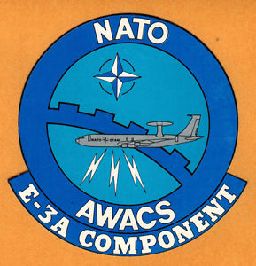 NATO - VINYL STICKER - AWACS E-3A COMPONENT