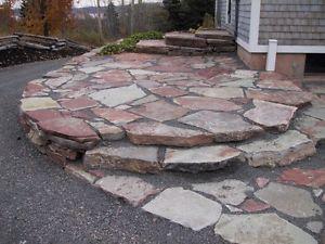 NATURAL FLAGSTONE & BOULDERS for landscaping projects.
