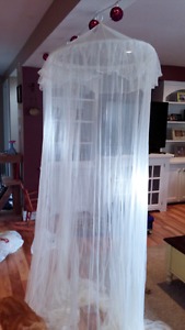 Off White Canopy for Girls/Nursery Room New