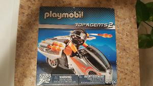 Playmobil Top Agents Spy Bike Factory Sealed