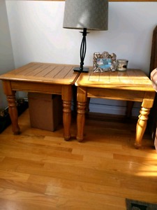 Set of coffee table - hardwood