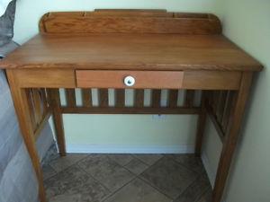 Solid wood desk