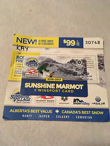 Sunshine Marmot + Winsport Card