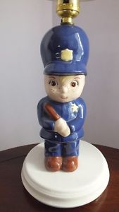 Super Cute! Police Officer Bobby Side Table Lamp $10