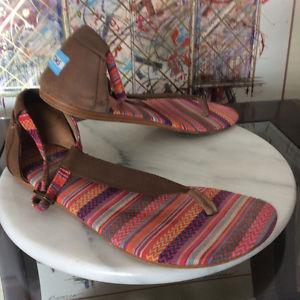 Toms Brand Sandals Size 10