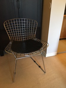 Two Bertoia Wire Chairs