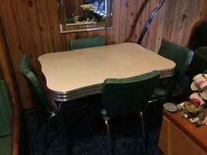 Vintage Kitchen Table & Chairs