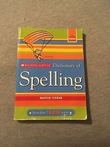 Wanted: Dictionary of spelling scholastic