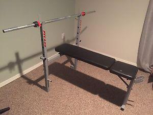 Weight Bench with Weights
