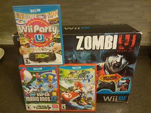 Wii U 32gb Console + Pro Controller and games